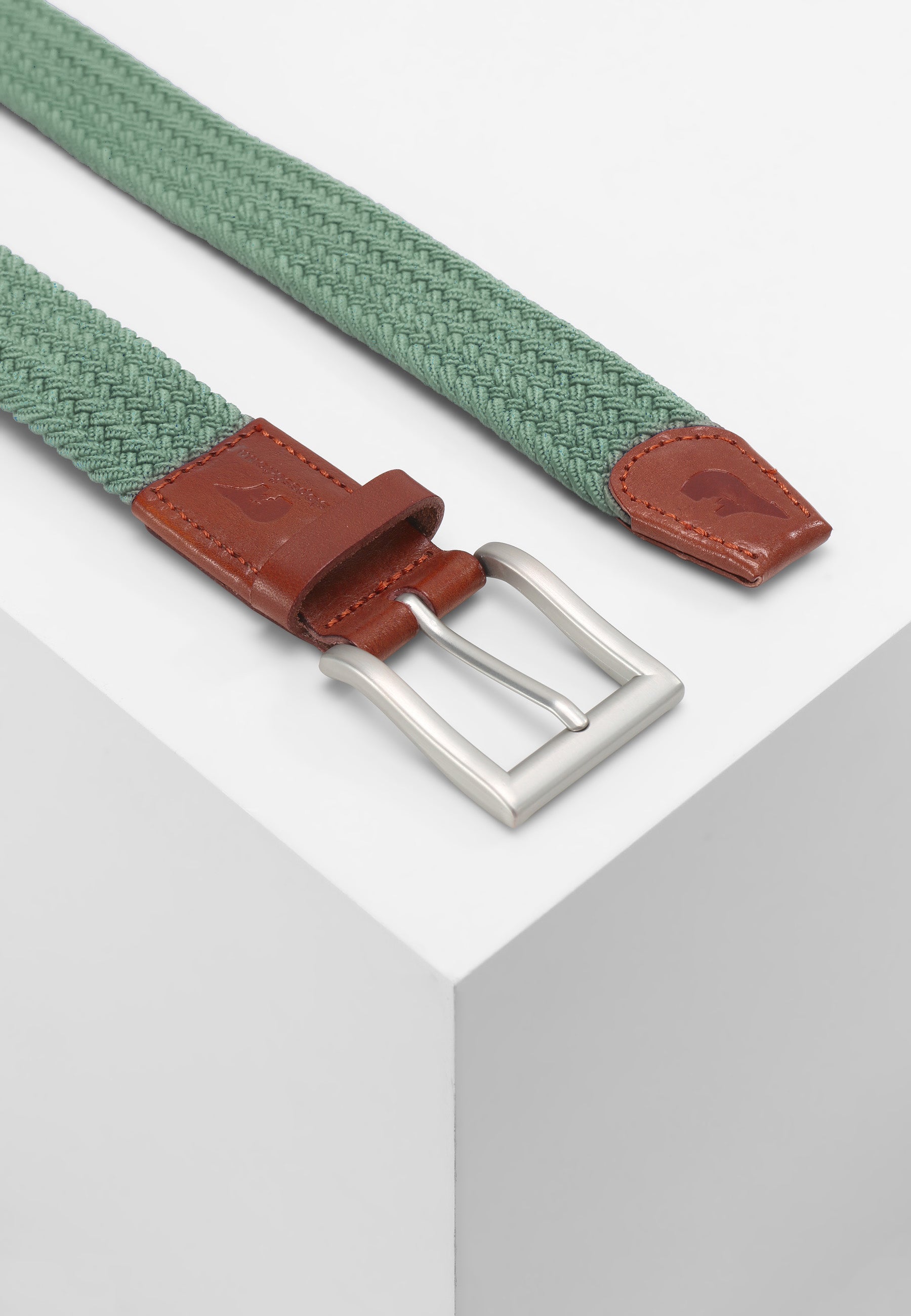 RECYCLED WOVEN BELT SOLID-