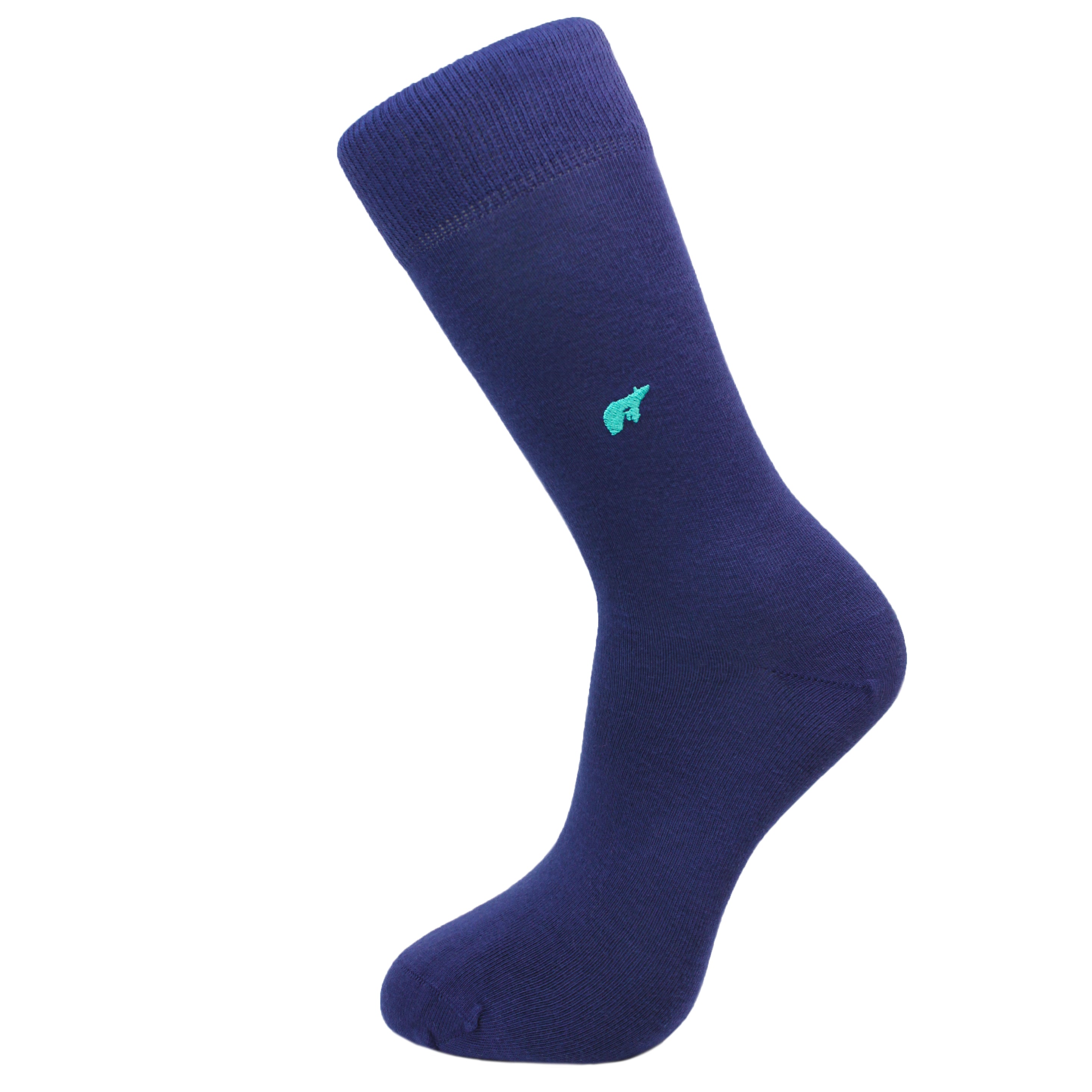 Plain Navy Blue Socks