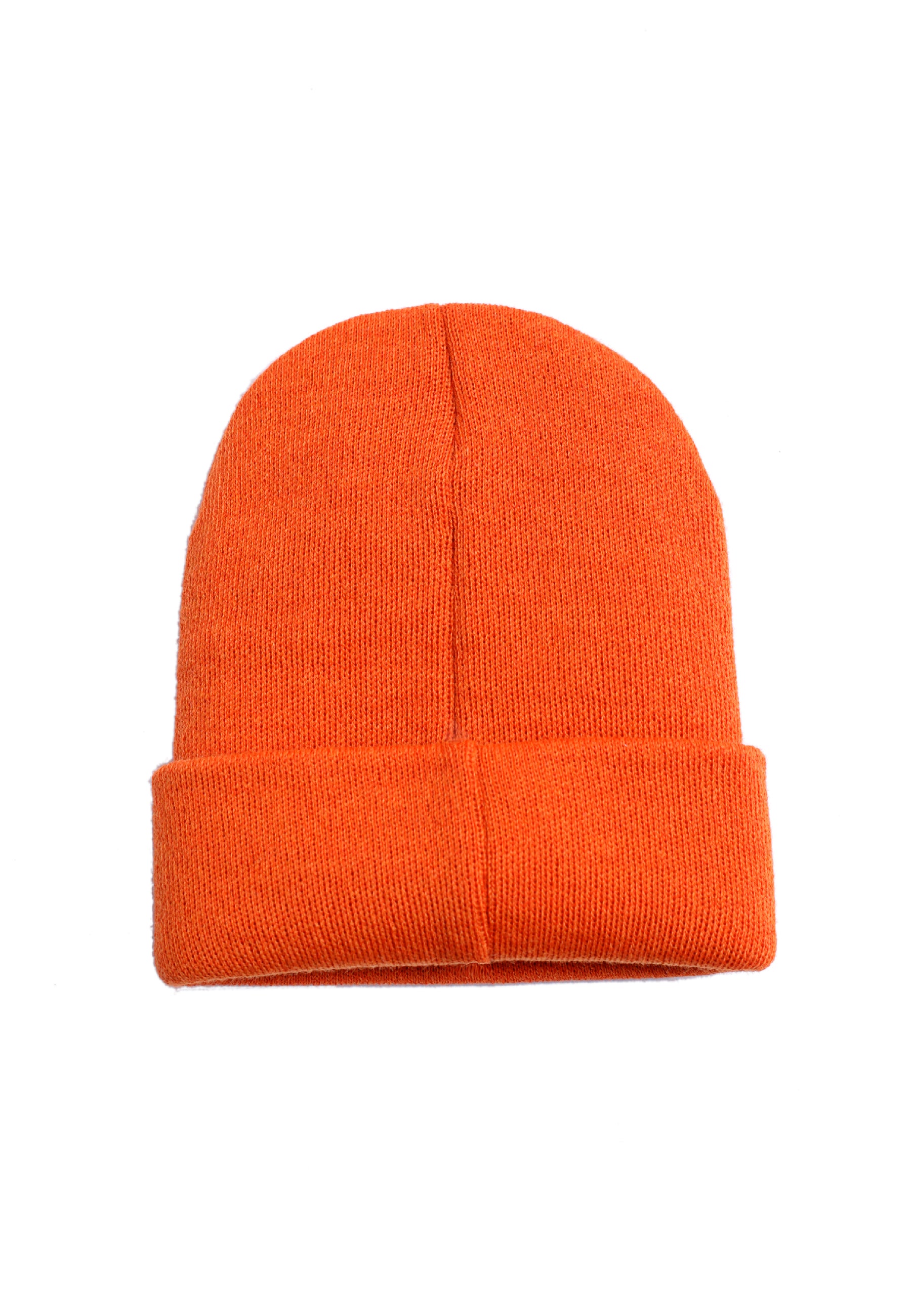 Orange store wooly hat