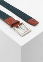 ceinture homme elastique bleu marine et vert sauge Slopes Town